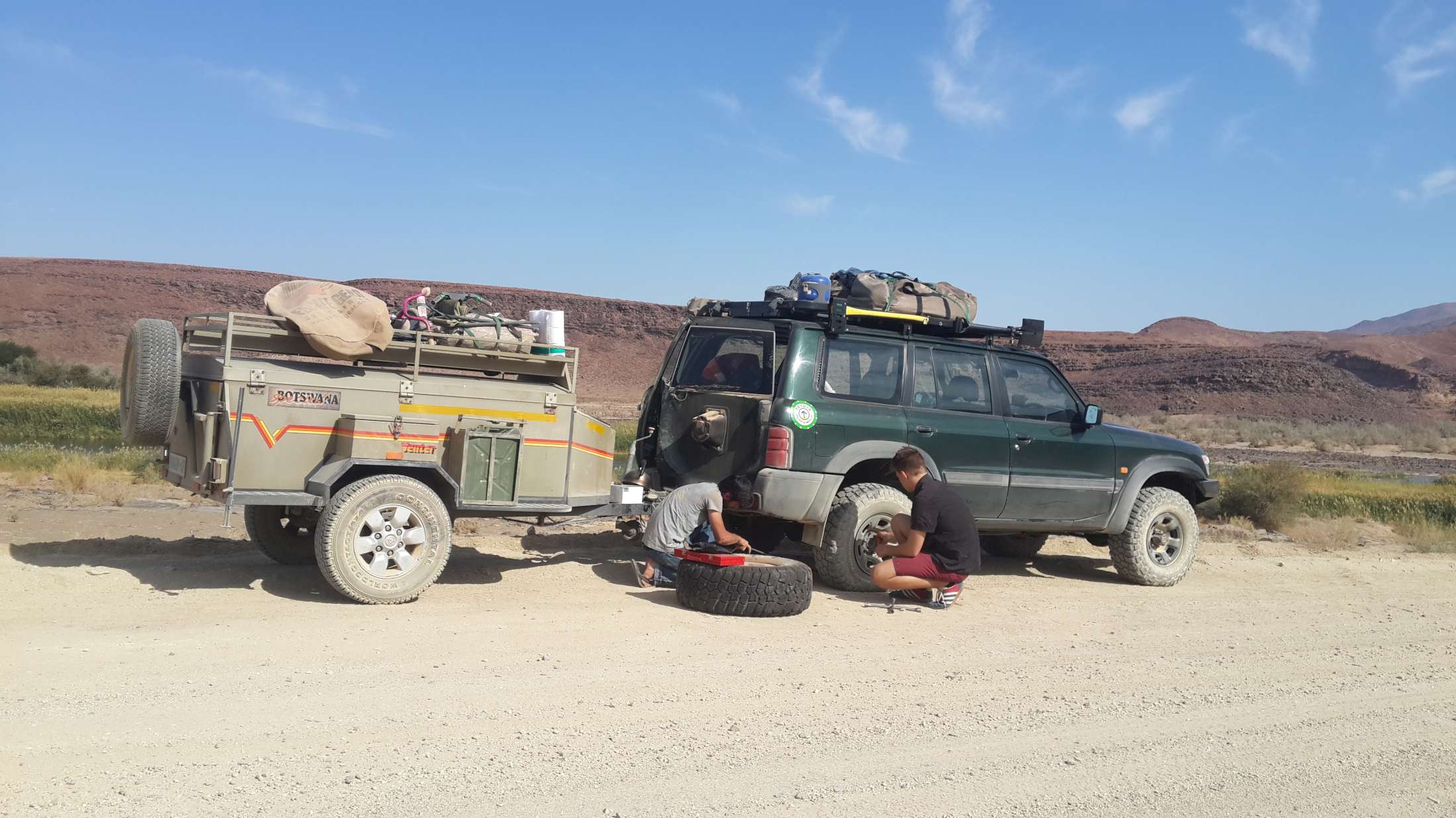 Whats a holiday without a flat tyre