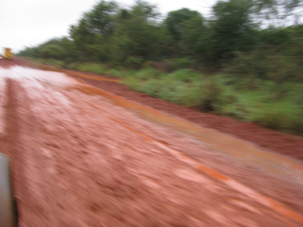 Road conditions - there was an 18 wheeler up ahead that I couldnt recover : )