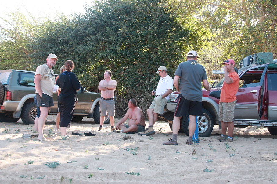 Indaba in the riverbed