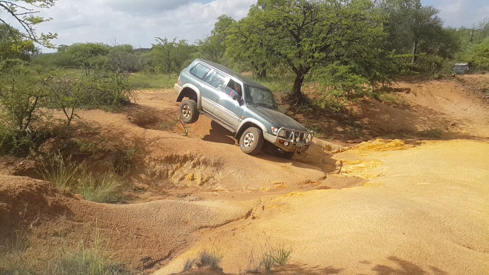 Some back wheel air-time
