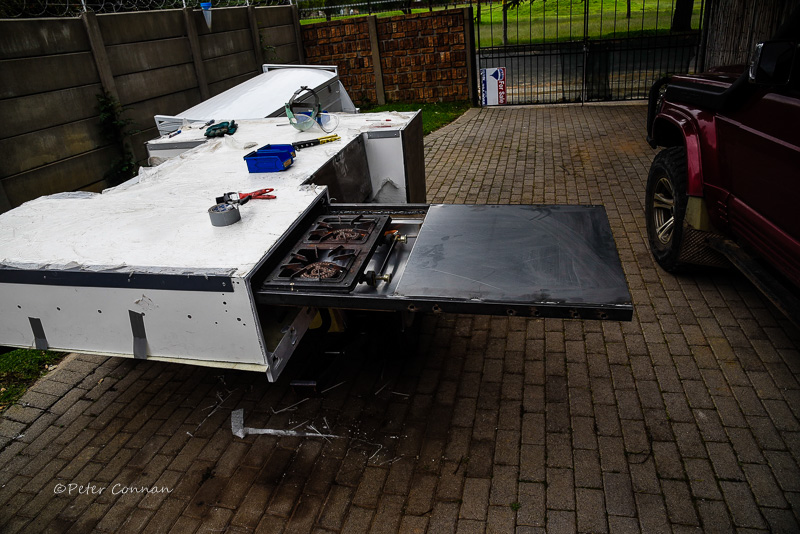 Stove and worktop