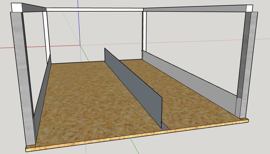 The bottom section with two drawers