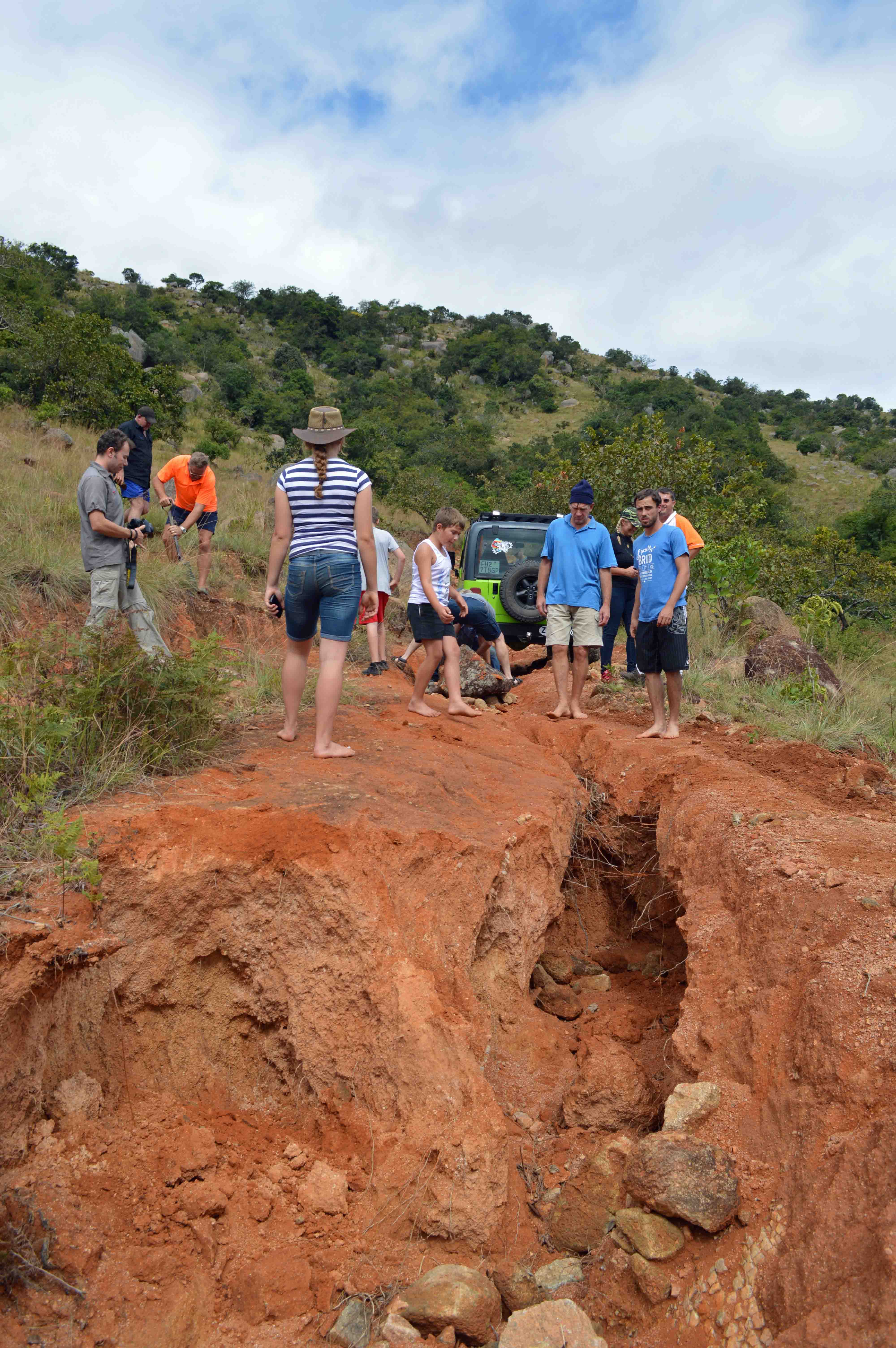 Slight obstacle, small hole in our path!