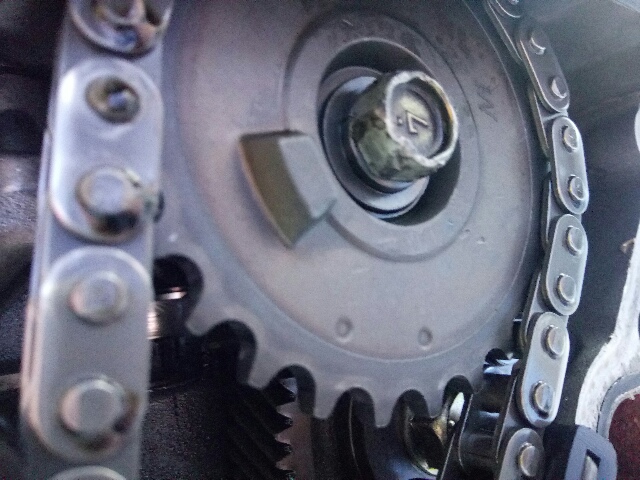 Cam sprocket.