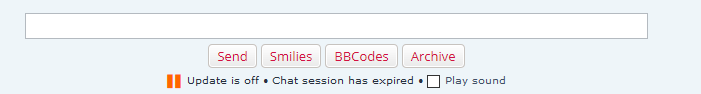 Chat session is no more