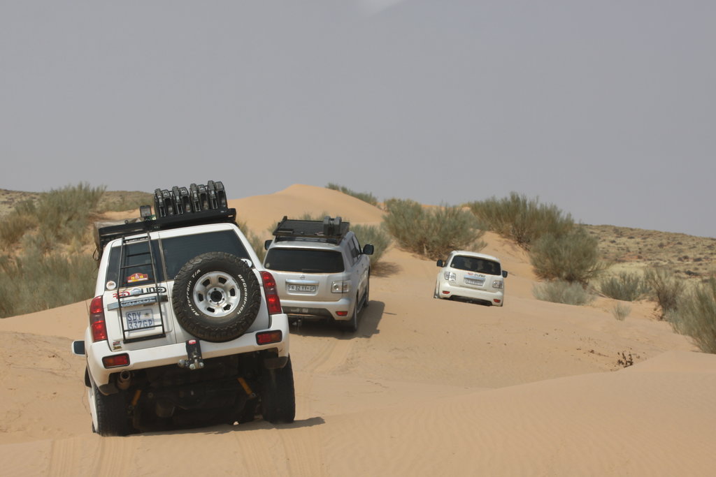 Dunes for miles...Patrol just keeps going..
