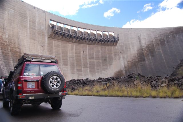 Katse Dam Wall