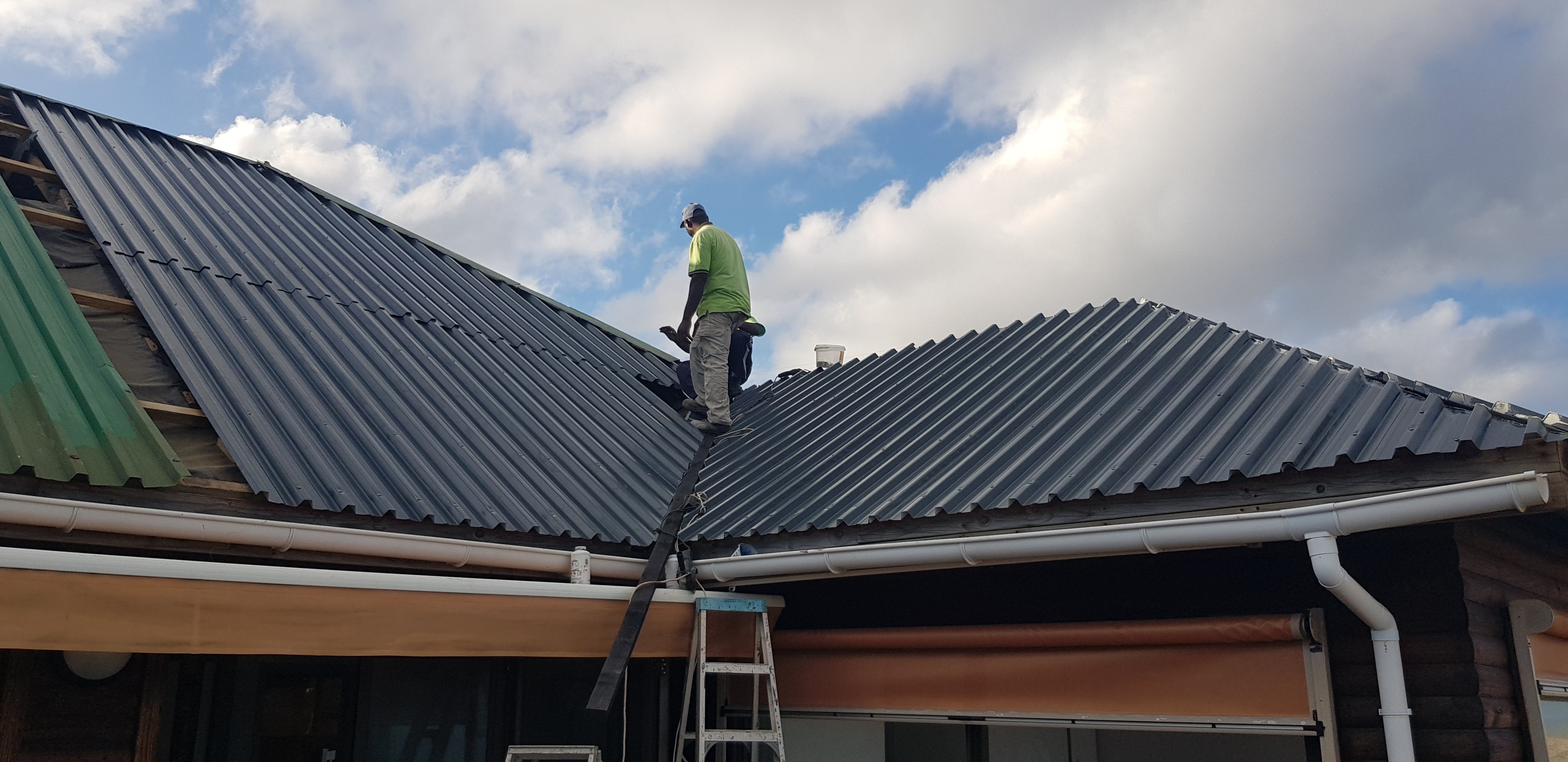 Us putting new roofs
