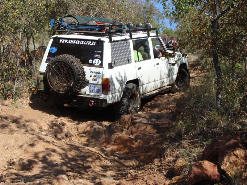 Louis's Ratel on the way up