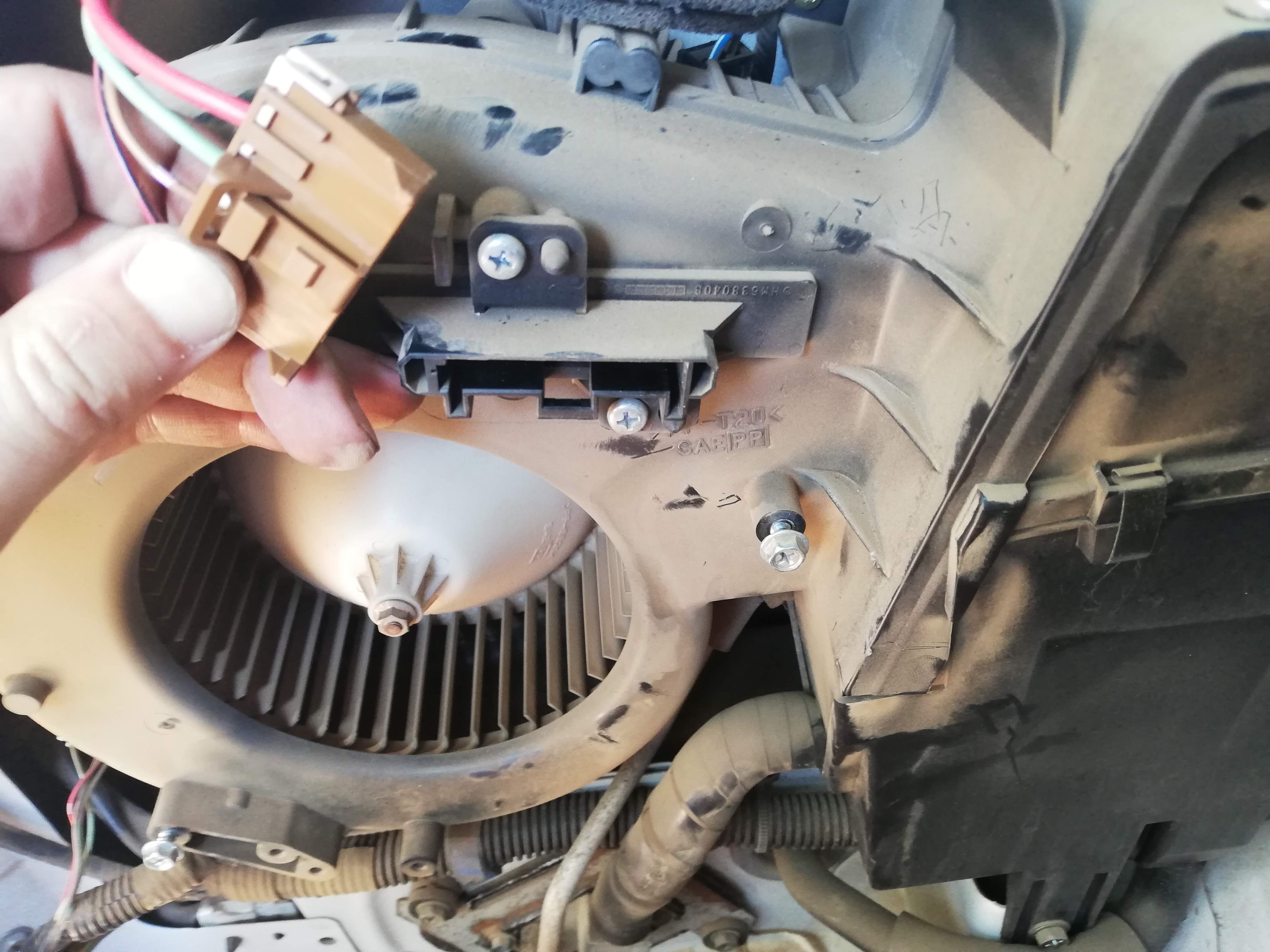 Location and removal of resistor board.