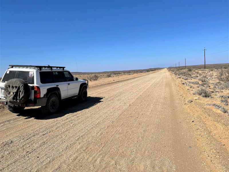Hitting gravel between Kenhart and Williston