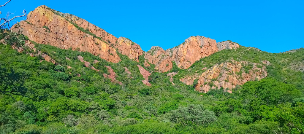 View from campsite to West