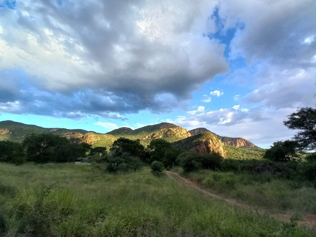 Campsite seen from West