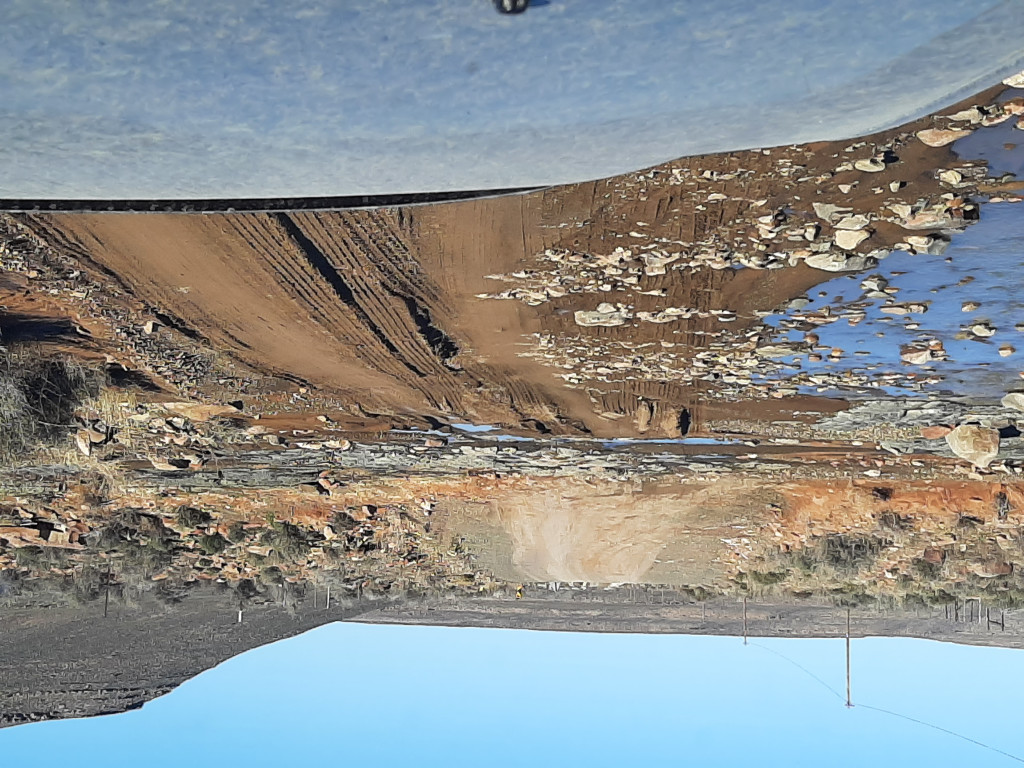 temporary river