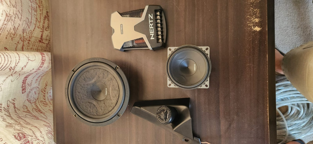 Speakers on the table