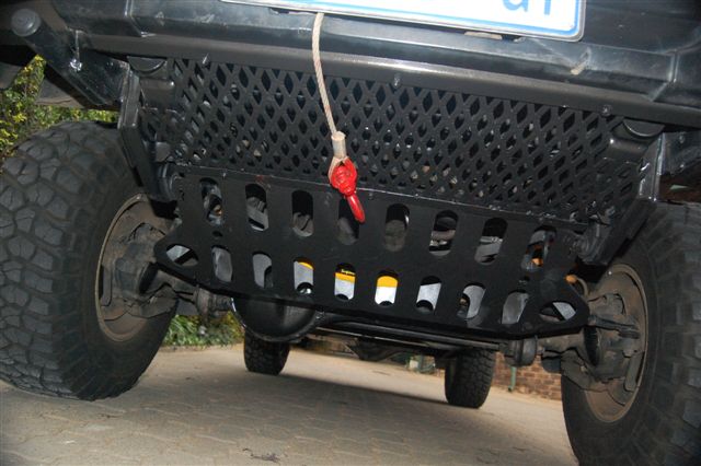 Bashplate with mesh for Radiator protection