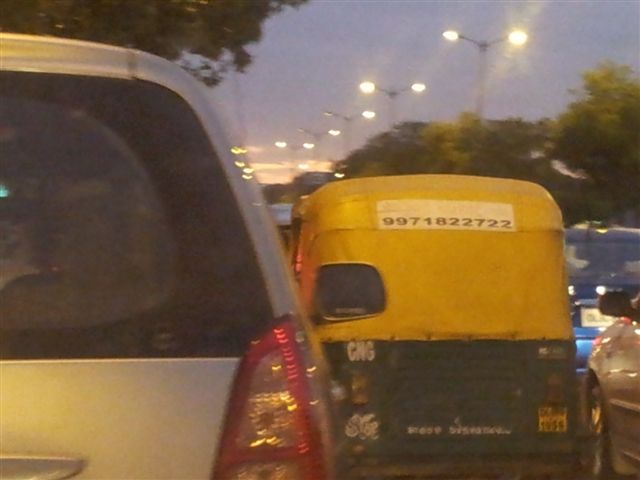Late evening trafic