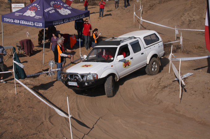 Andre Durand showing the Toyota Club how its done
