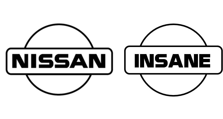Official Logo vs Insane Logo