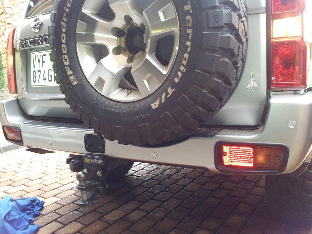 sensors fitted to bumper