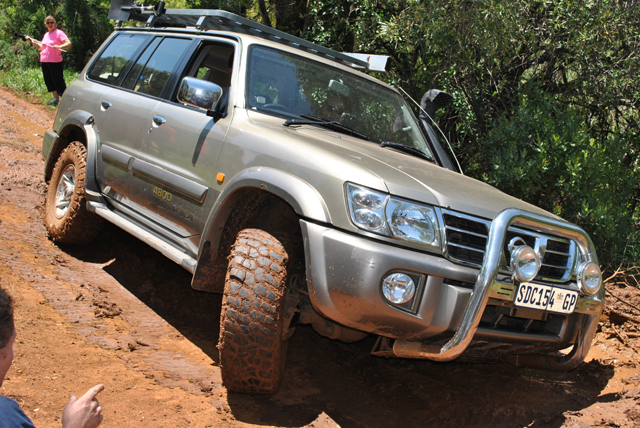 Tinus needs help in the mud