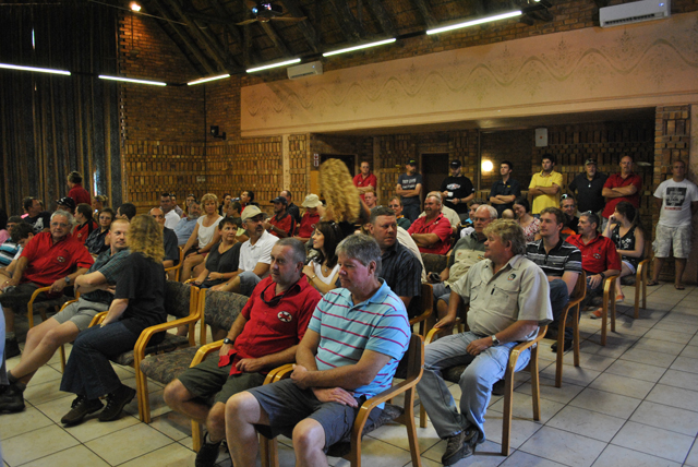 The Team getting ready to listen to Gerotek's presentation. Even here we learnt quite a bit.