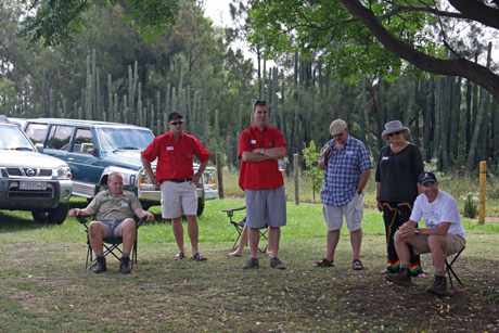 Some of the guys paying attention.