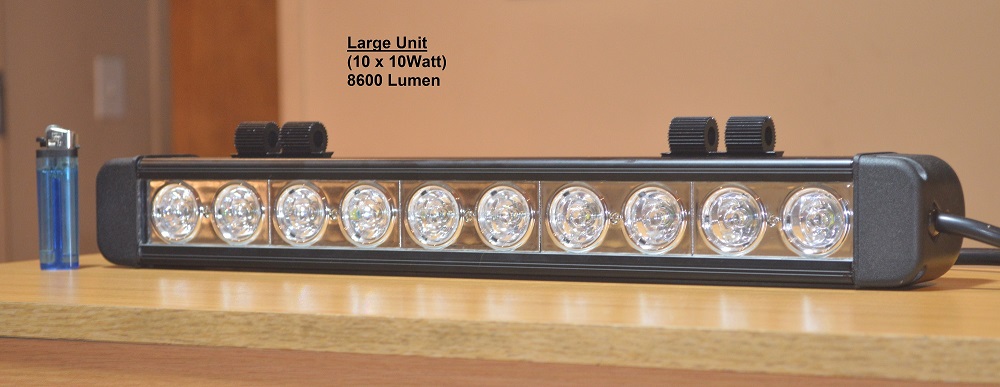 Large unit (10x10Watt) 8600LM