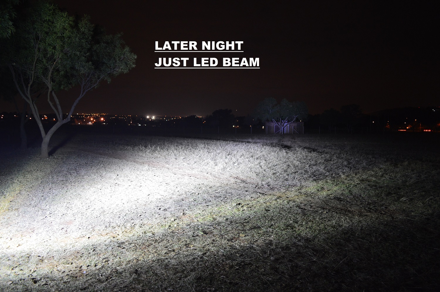 Just LED light working