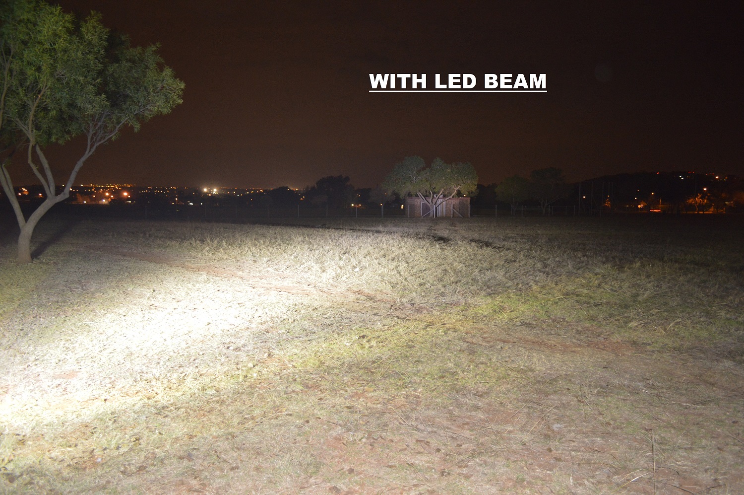 With large LED unit