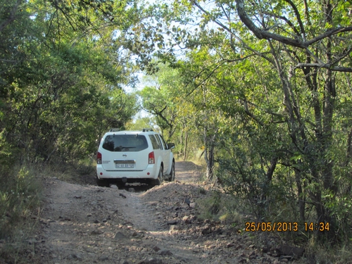 en-route back to camp