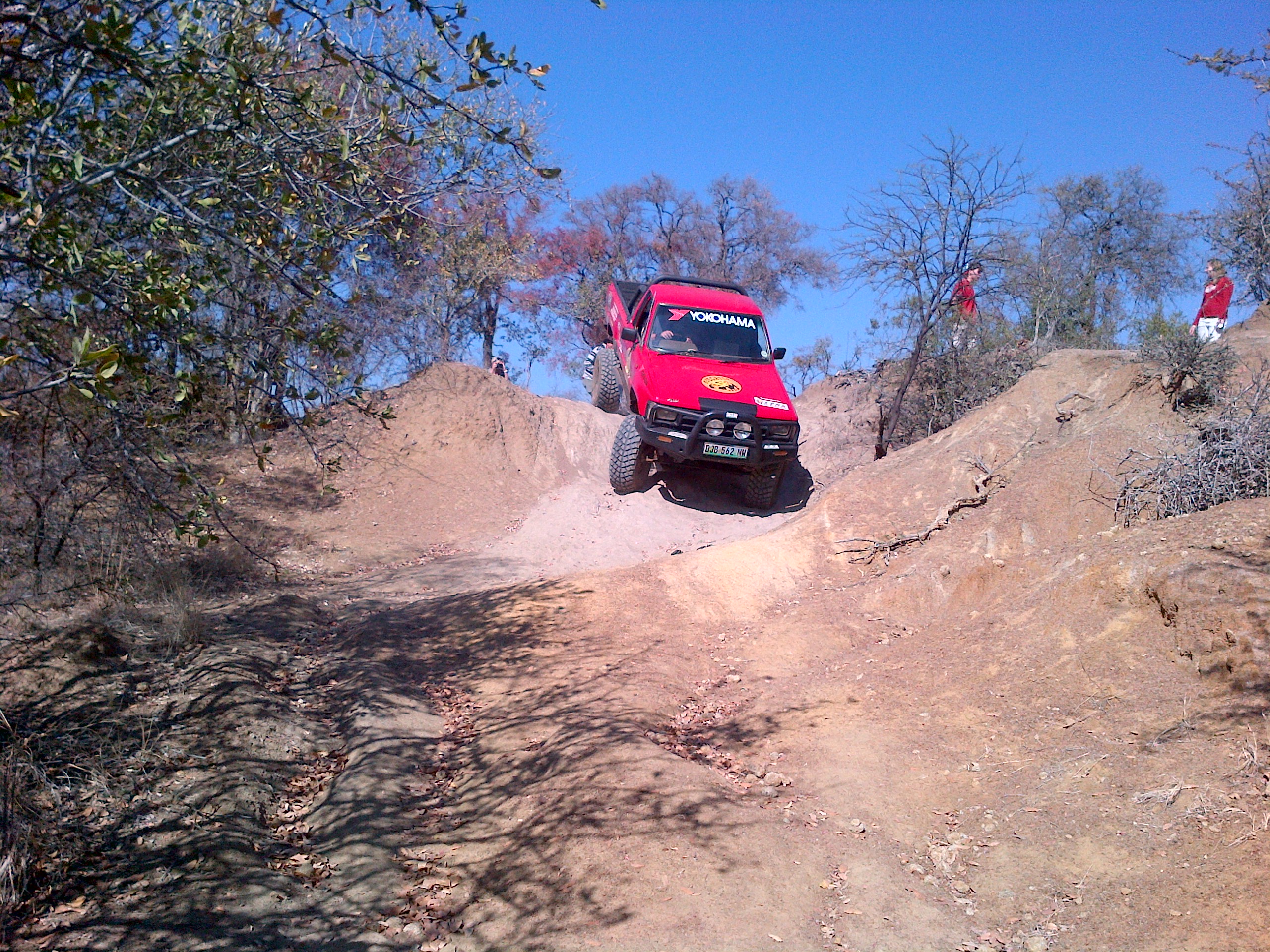 Alex (the owner) and his Hilux doing their thing