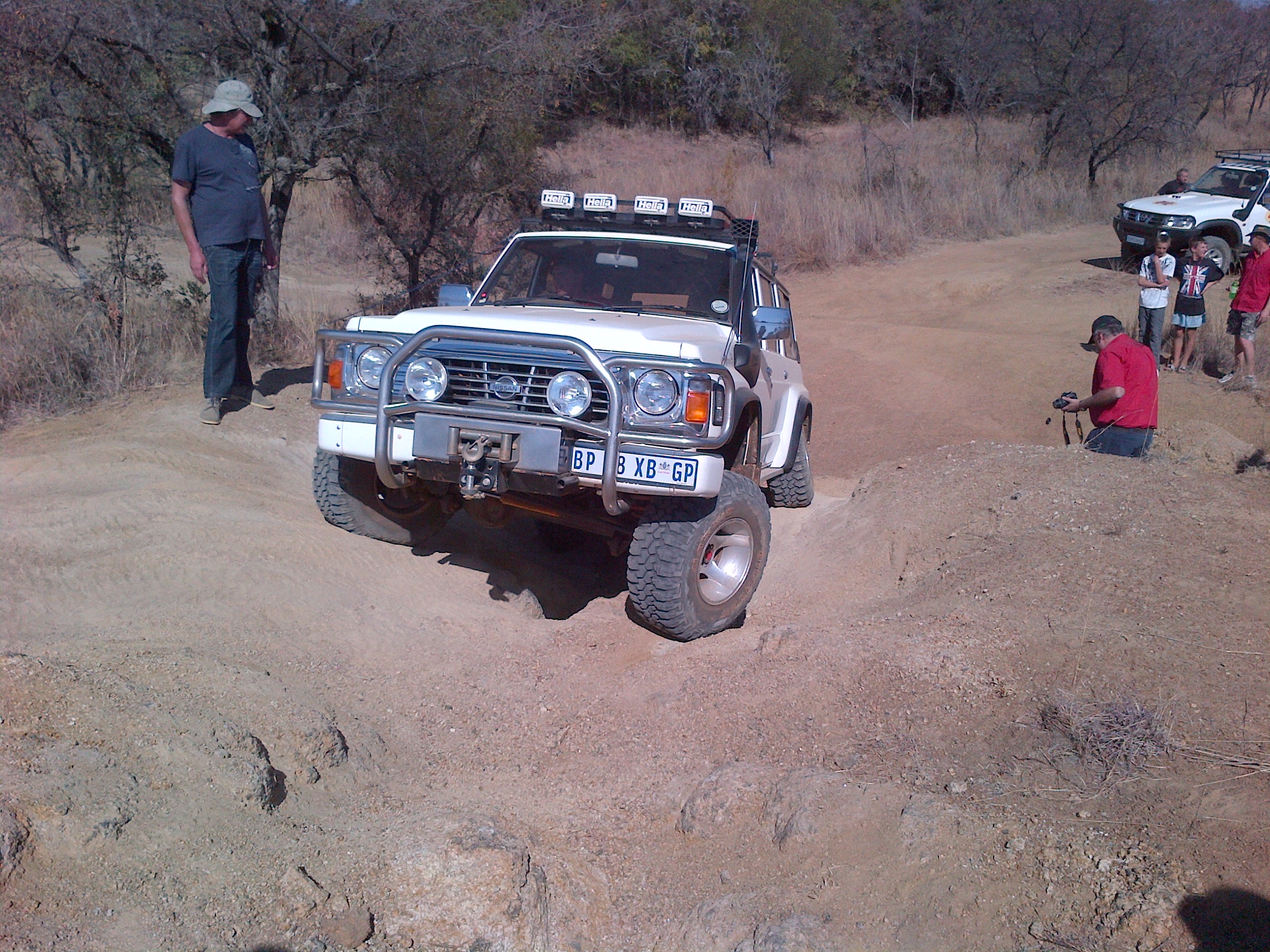 Thabbies and the front locker - only car to make this obstacle
