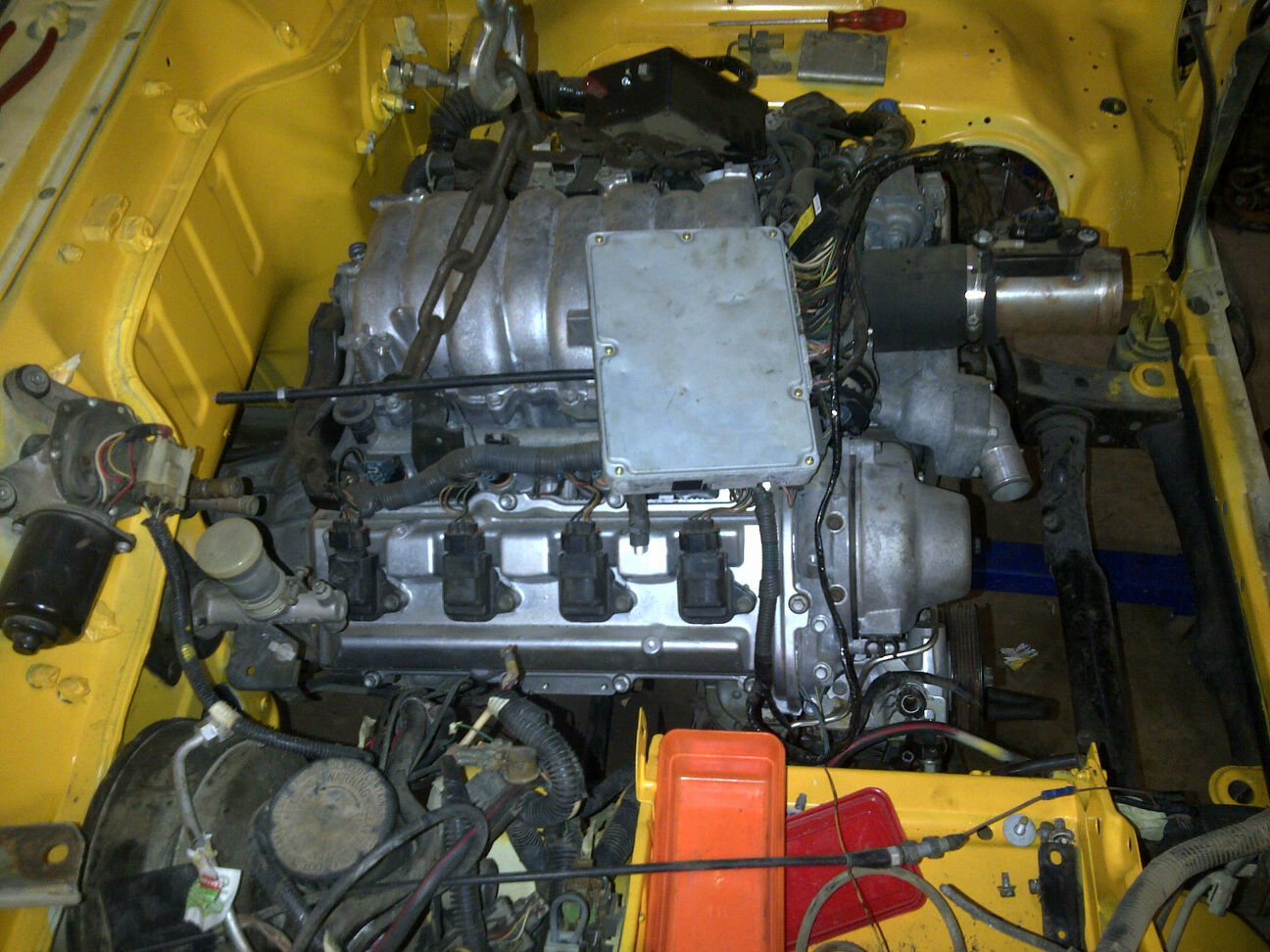 V8 Lexus ingepas..