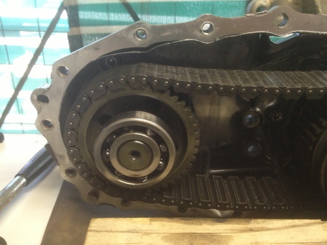 Slack on the chain, no problem. There was no chain wear marks on the chain gears.<br />Bet it will last for a very good while.