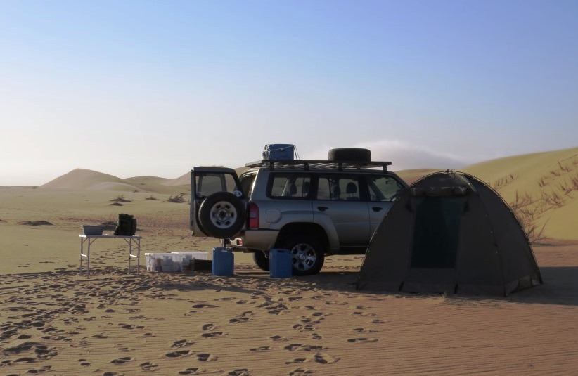 Camping in the Namib