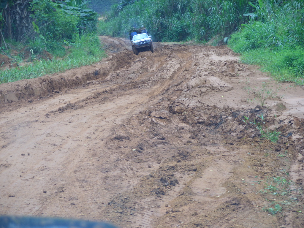 This was one of the better roads in Cameroon