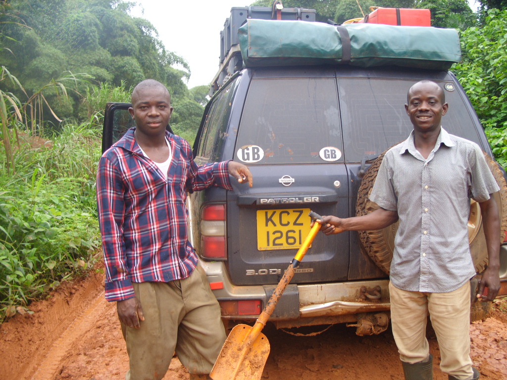 The first team to dig me out. Later it took the whole village