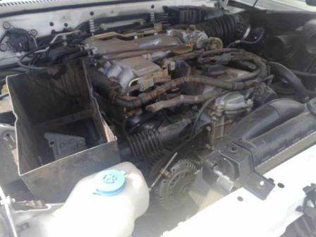 The same engine in the original 4.8 wreck.