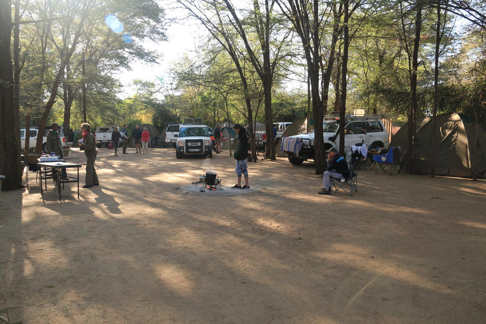 Campsite at Thebe River Lodge