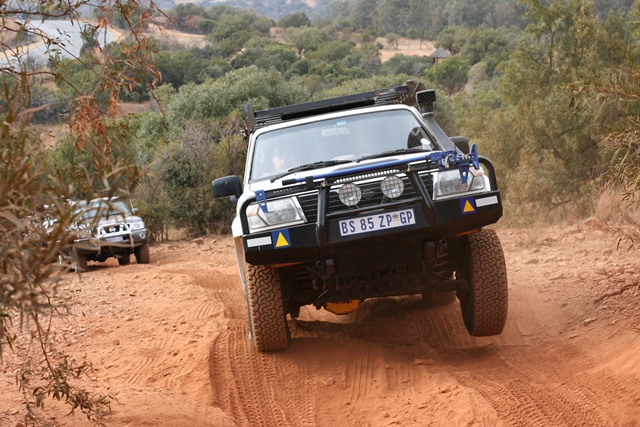 Patrol klim die berg so haastig en so lastig