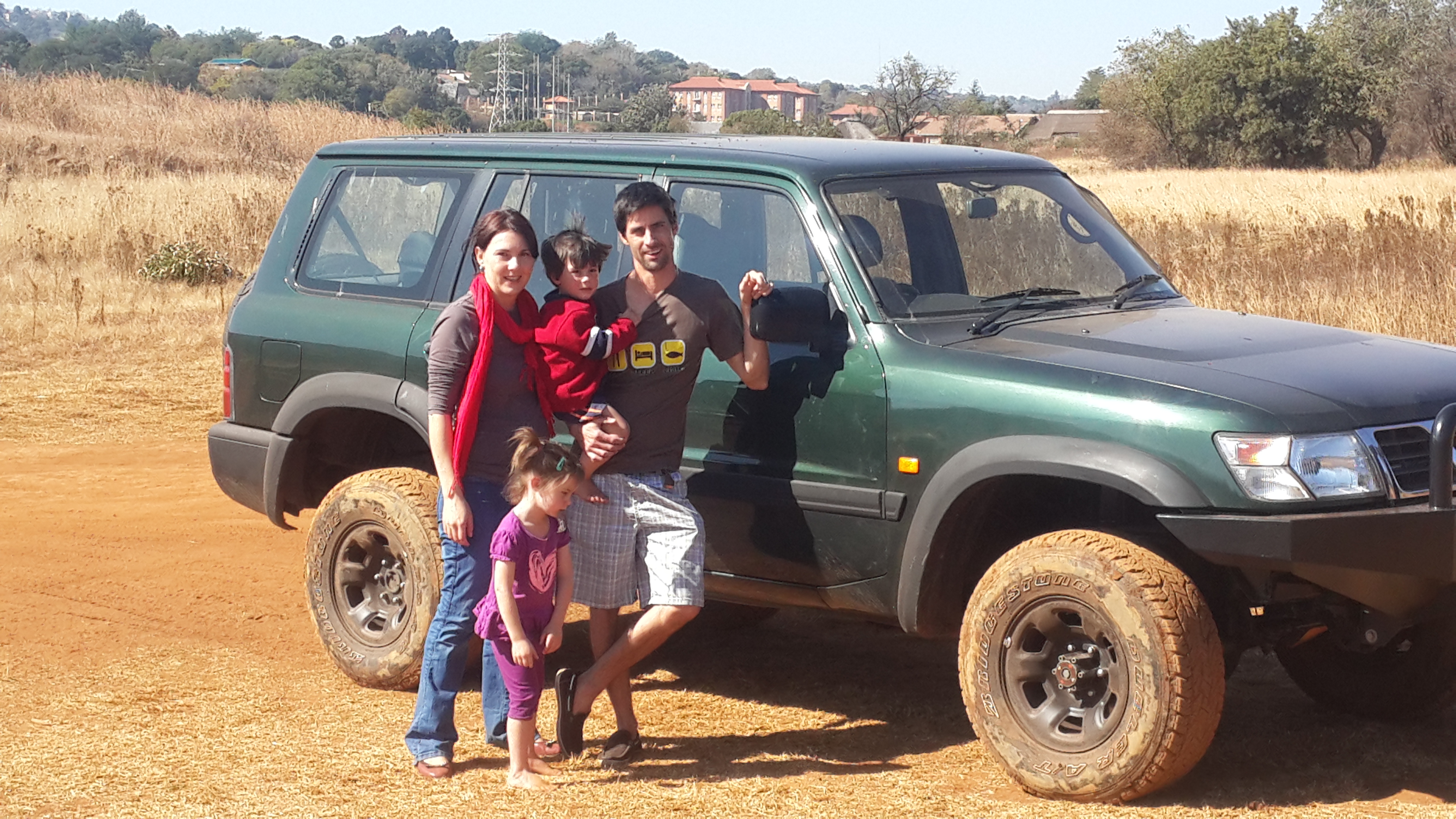 Me, my wife and two kids